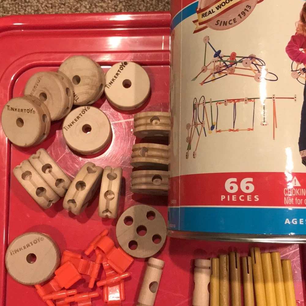 tinker toy excellent complete
